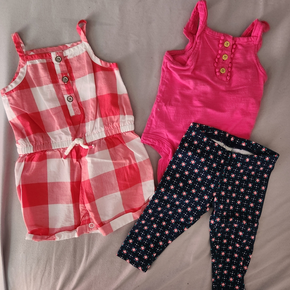 Carter's Bundle Of 3 Items For Baby Girl